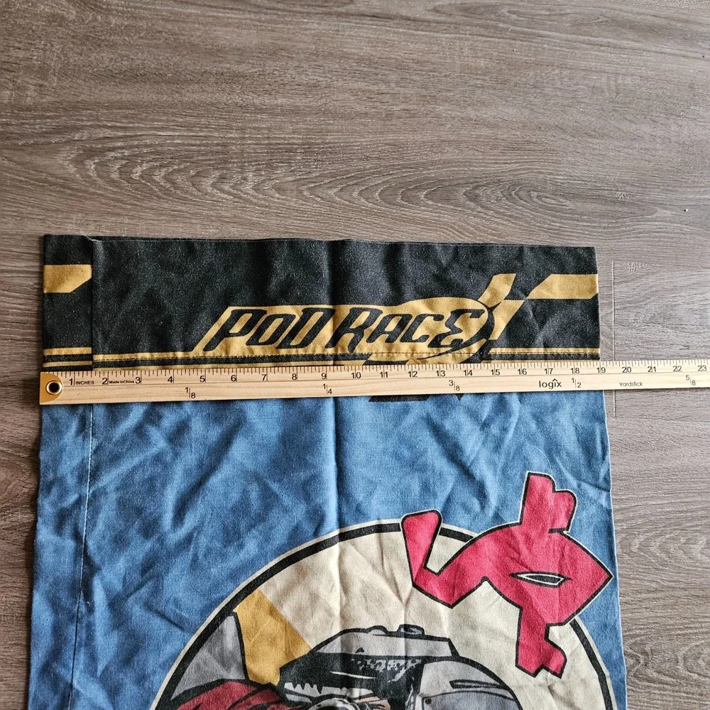 Vintage Star Wars Episode I Anakin Skywalker Sebulba Podracing Pillowcase 1999